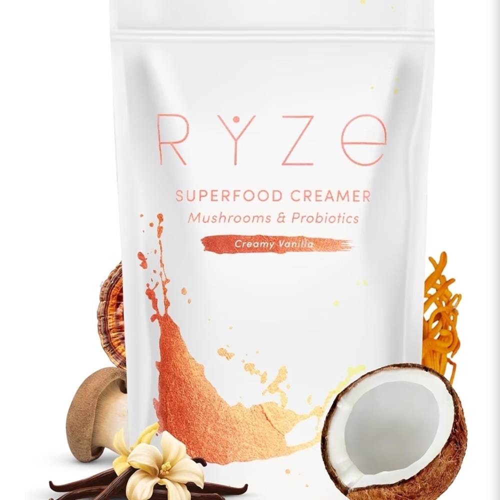 Ryze Superfood Creamer - Creamy Vanilla - THREE PACKAGES